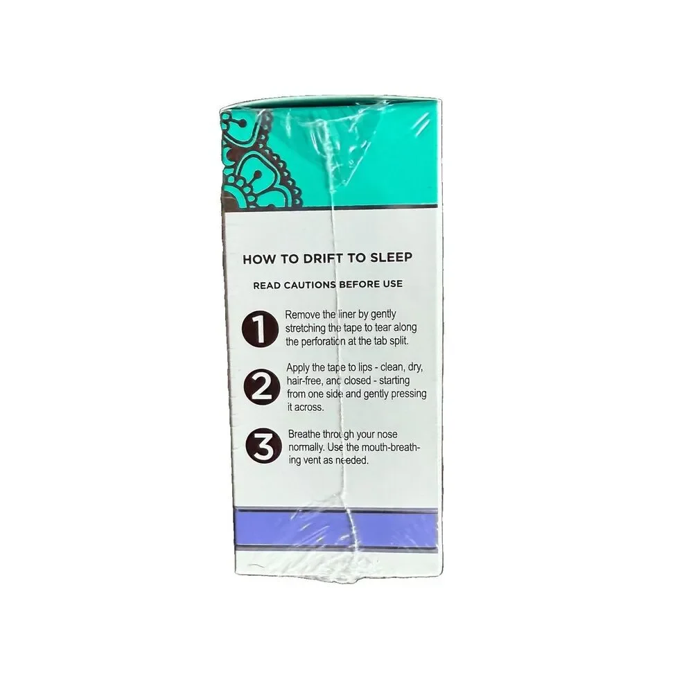 Guru Nanda Mouth Tape and Travel Case for nasal breathing 60 Mouth Tapes & case